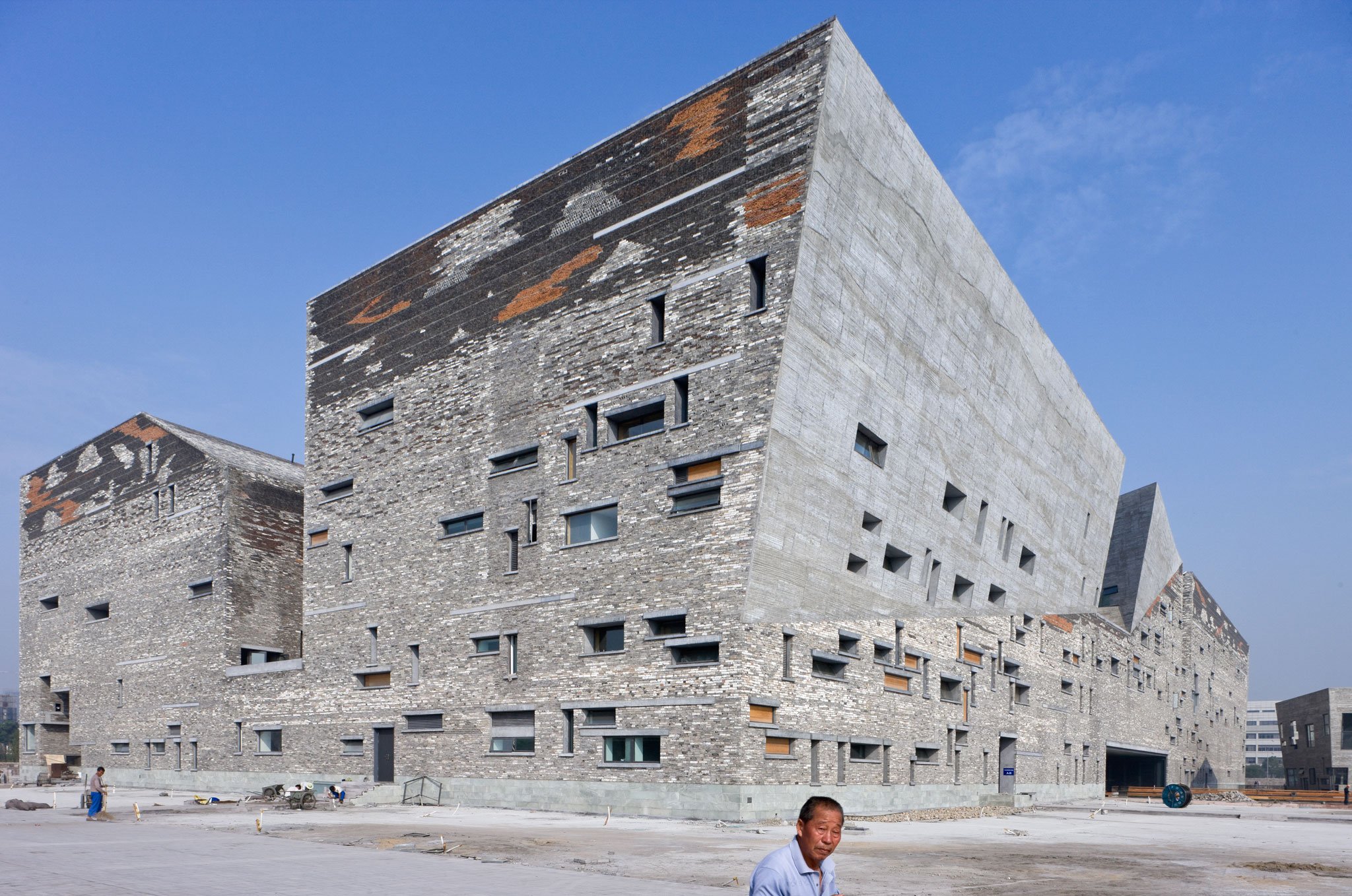 Ningbo Historic Museum designed by Wang Shu and Amateur Architecture Studio Photograph by Iwan Baan