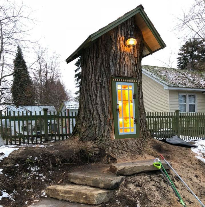 老樹改造免費小圖書館
