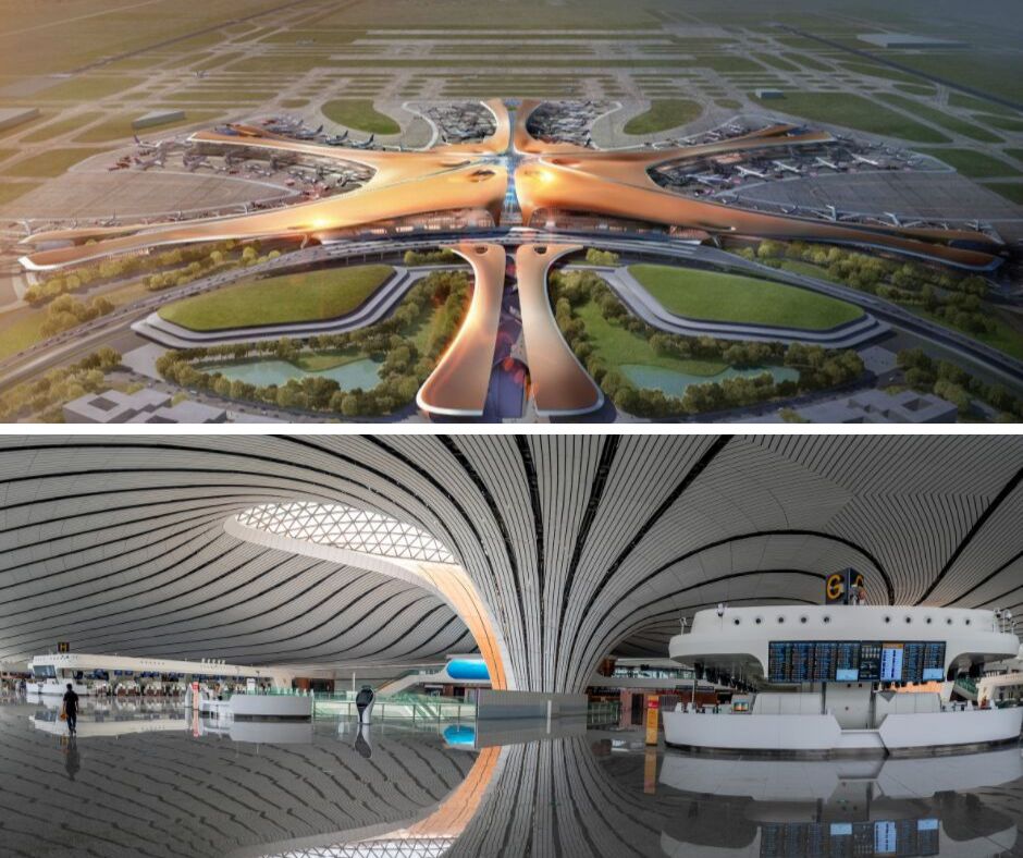 zaha hadid,北京大興國際機場,環景攝影