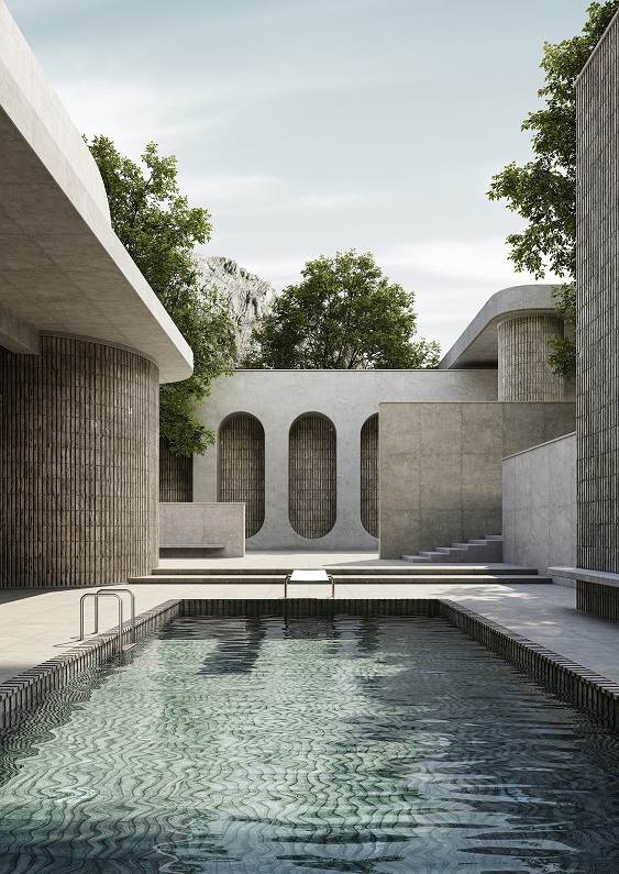 Brutalism,粗野主義建築,游泳實攝影,水泥建築,混凝土建築,Massimo Colonna