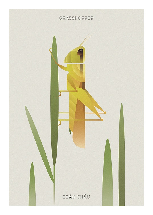 法布爾,Jean-Henri Fabre,生態繪畫,Hoàng Hoàng,昆蟲插畫,蟋蟀