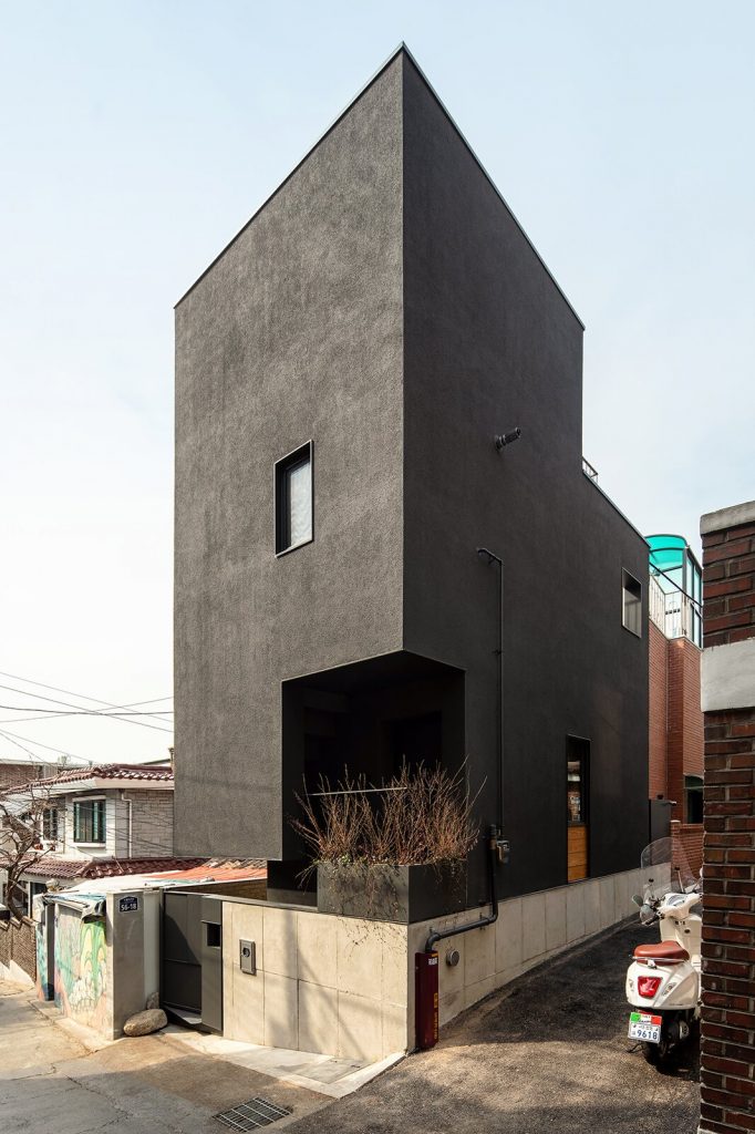 TaeByoung Yim 韓國 垂直 狹窄 住宅