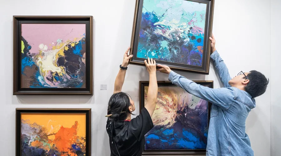 圖1 How to hang your artwork